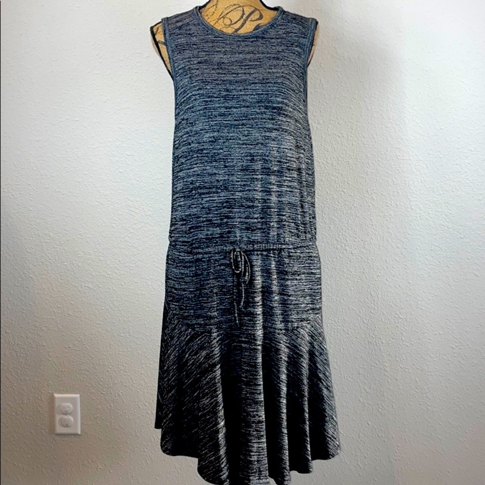 Massimo Black & White Pocket Dress Sz Large